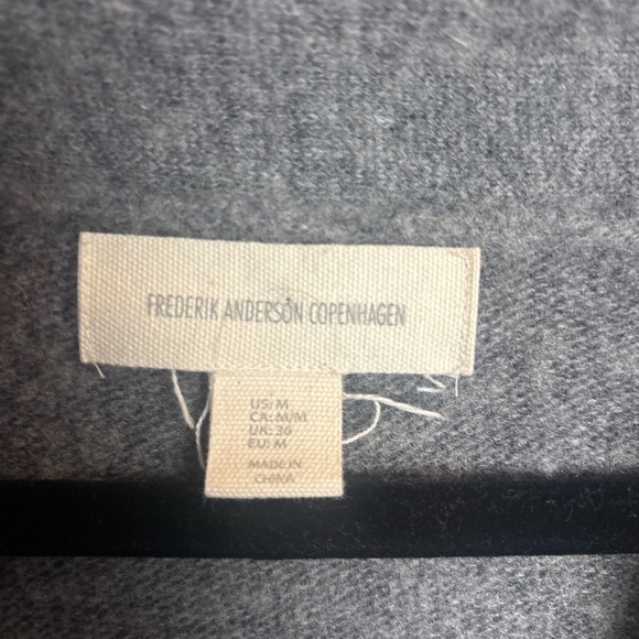 Gray and Navy Men's Sweater wool - Picture 2 of 6